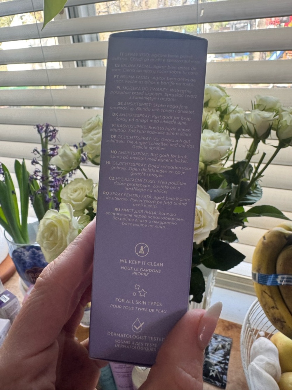 Florence by Mills Zero Chill Face Mist - Purple - Picture 4 of 9